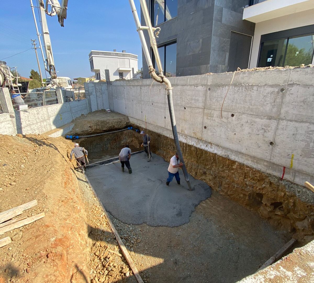 Garanti Havuz - Betonerme Grobeton