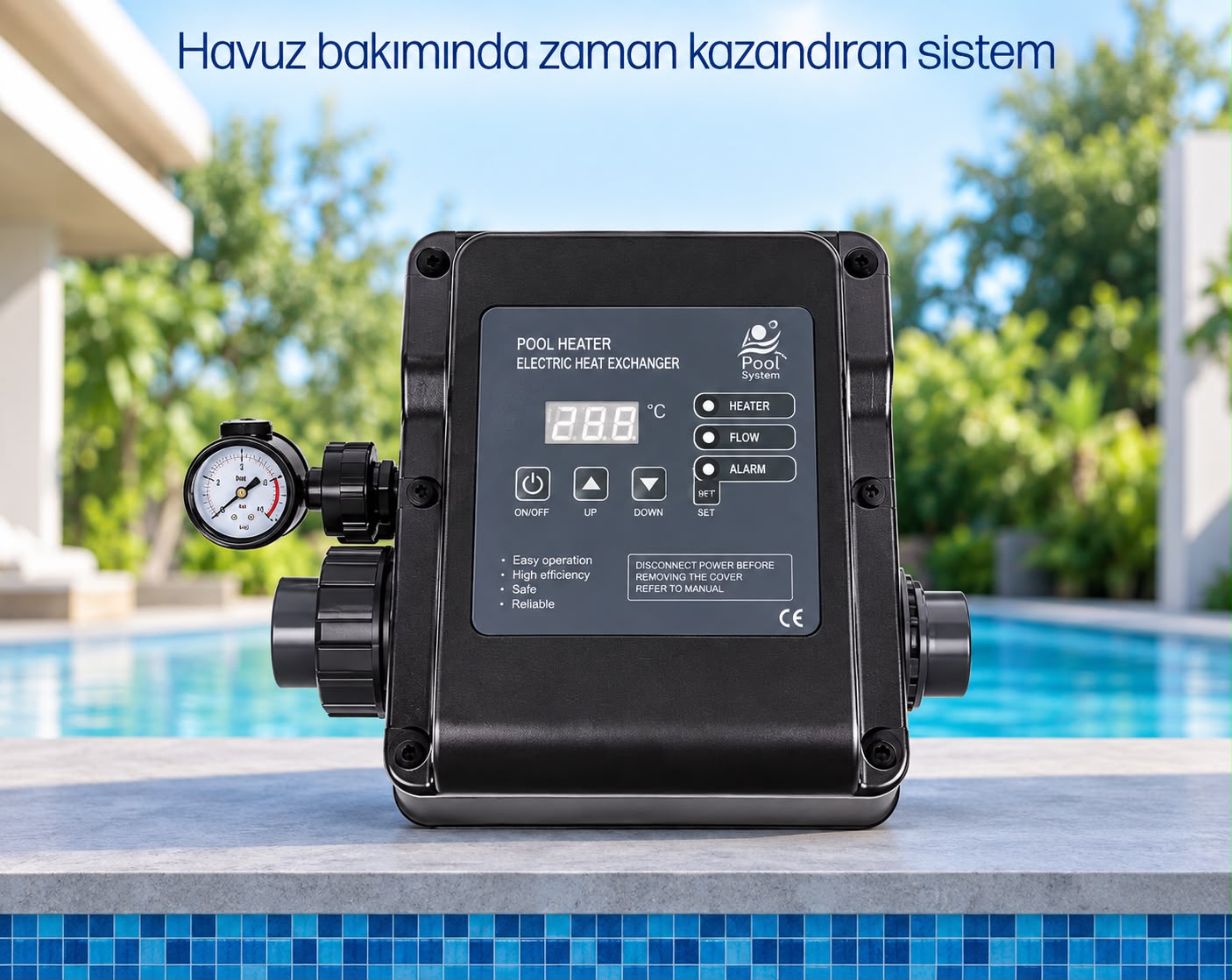 Otomatik 6 yollu havuz filtresi vanası